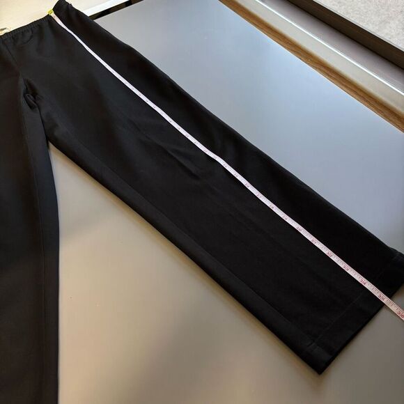 Eileen Fisher Black Stretch Organic Cotton Pants XS - Picture 5 of 11